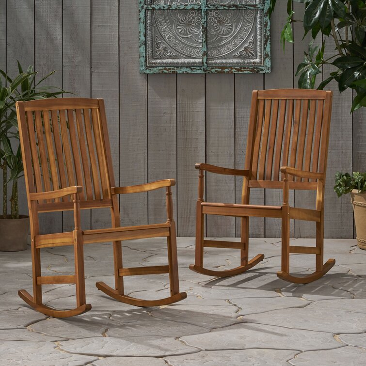 Teak cheap rocker outdoor